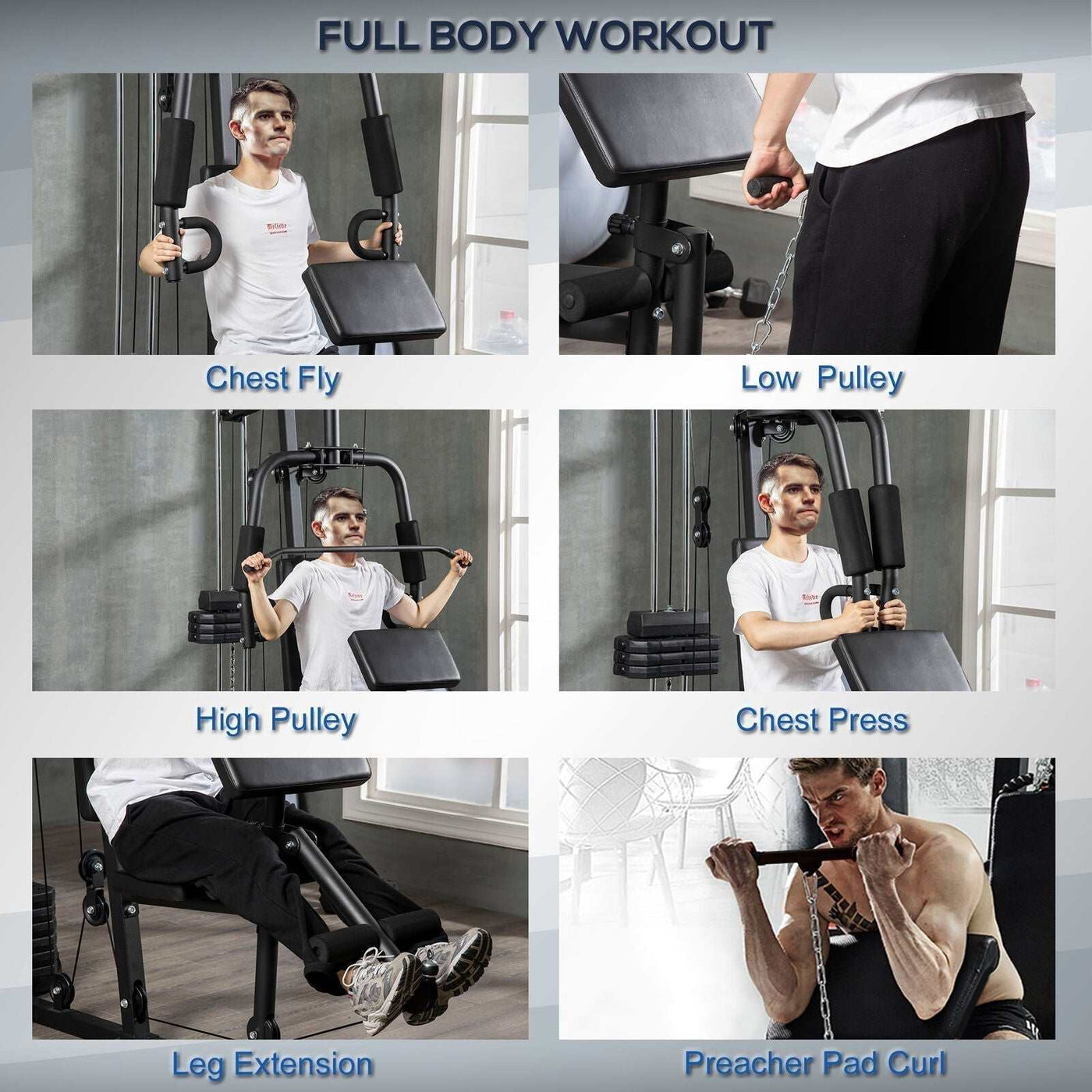 Multifunction Home Gym Machine™- for Full Body Workout 45kg