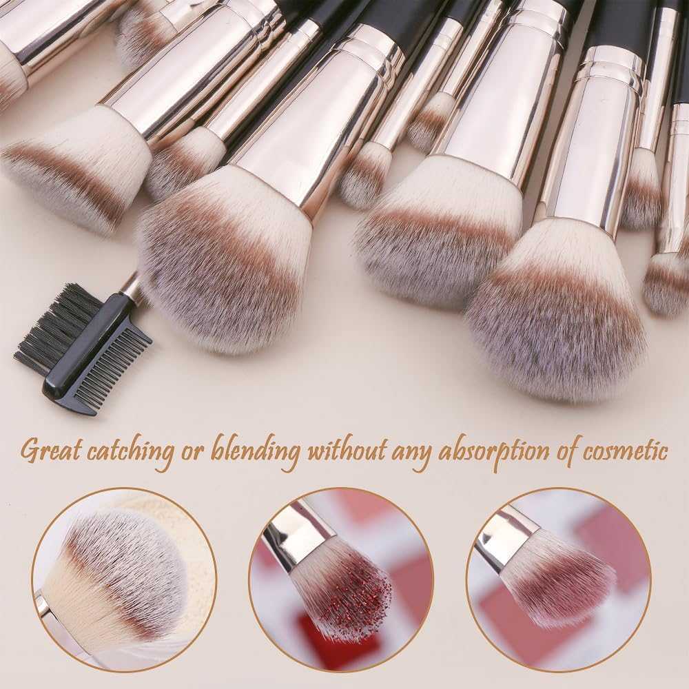 Makeup Brush Set™– Premium 22 Piece Synthetic Collection for Beauty