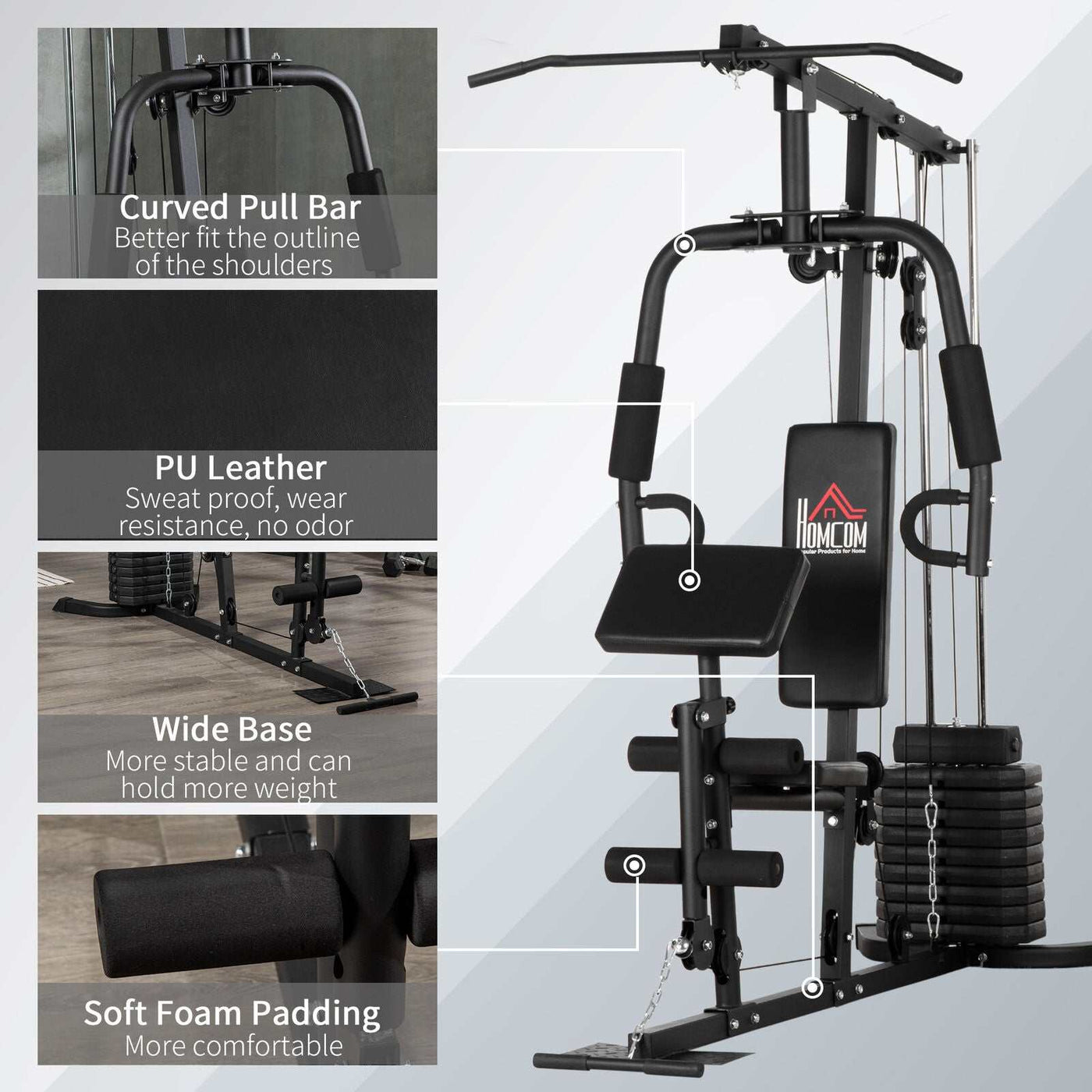 Multifunction Home Gym Machine™- for Full Body Workout 45kg