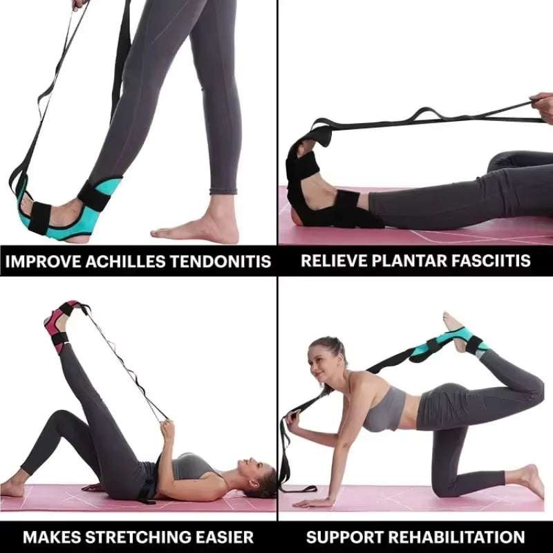 Premium Yoga Stretch Strap for Stretching | Durable & Comfortable