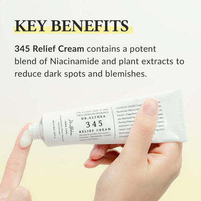 345 Relief MZCream™- Blemish Repairing Daily Moisturiser for Soothing Vegan Skincare